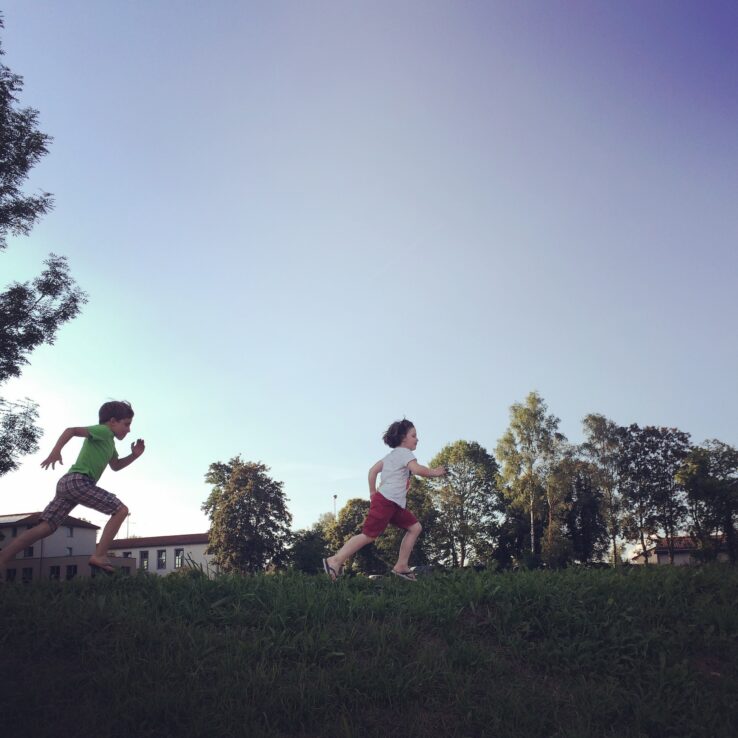 Keine Ahnung, wie man nach einem Tag Radfahren noch freiwillig rumrennen will.