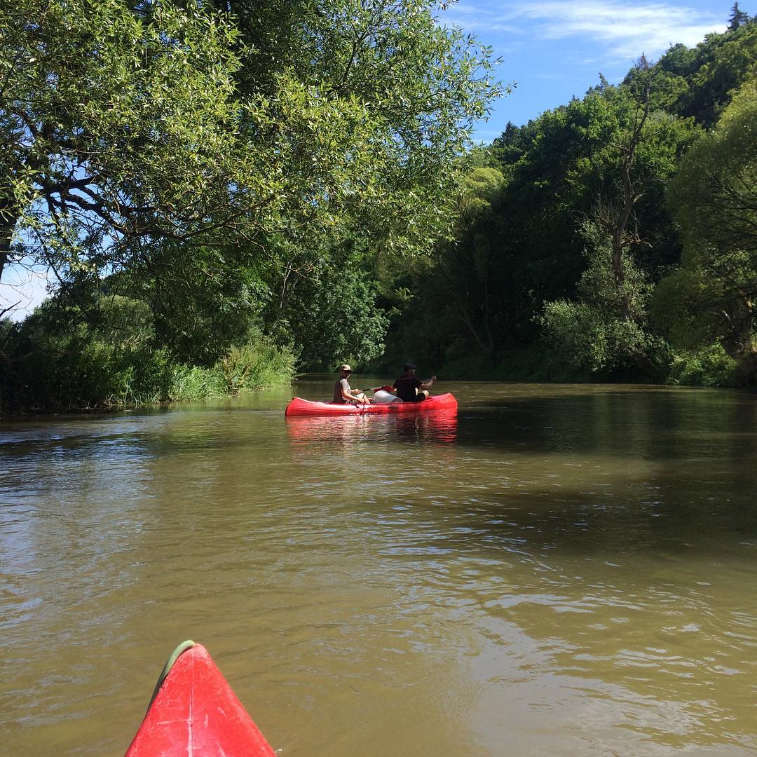 29.7.2017 - Mit dem Kanu auf der Altm&uuml;hl