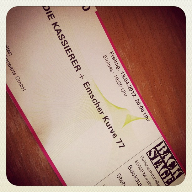 Ich hab ein Kassierer-Ticket &uuml;brig. Wer traut sich?