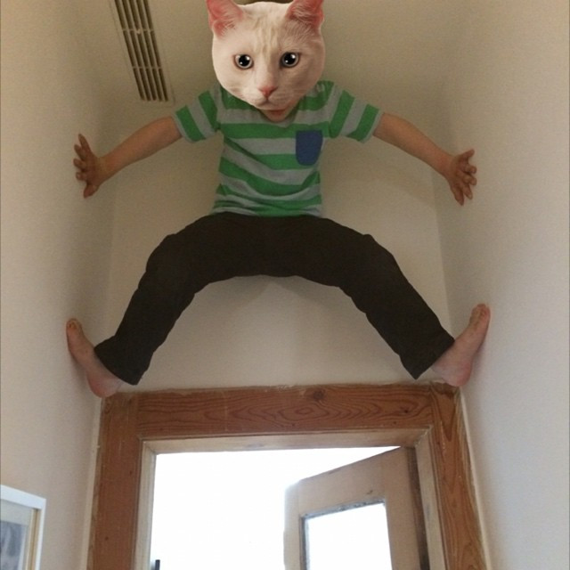 Jetzt ist es sicher: die Athletik hat er von mir.