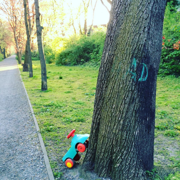 Moin Berlin. Parkplatz gefunden.