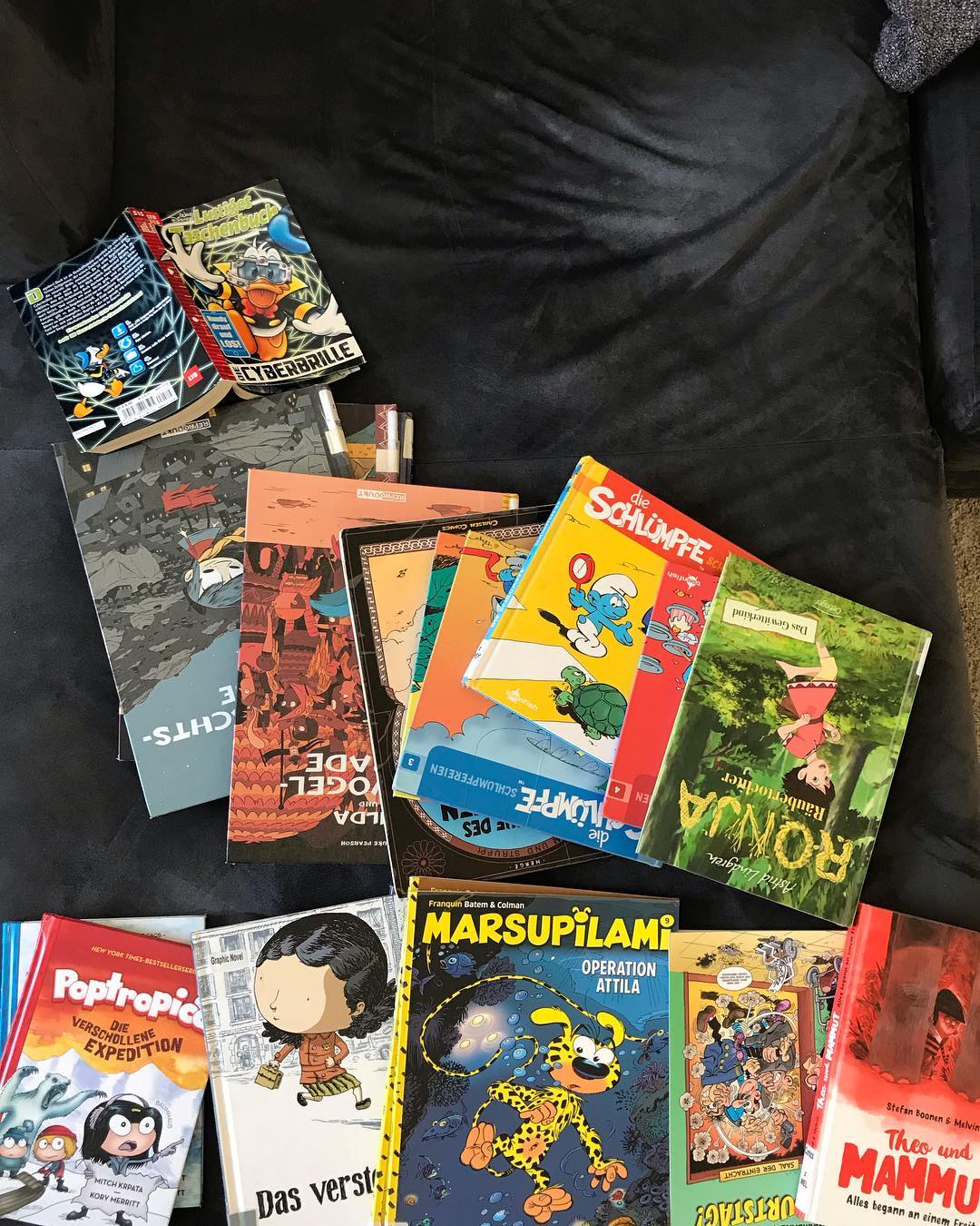 Alle m&ouml;gen hier Comics. (aktueller Ausleihhaul aus der @muenchner_stadtbibliothek)