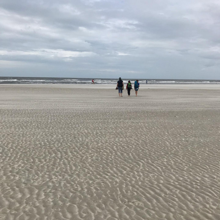 Tag 6: Radfreier Tag in St. Peter-Ording.
