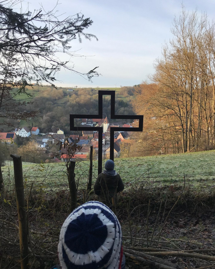 Kaum mal ne Weile nicht im L&auml;ndle, schon wird der Ort ans internationale Pilgernetzwerk angeschlosse