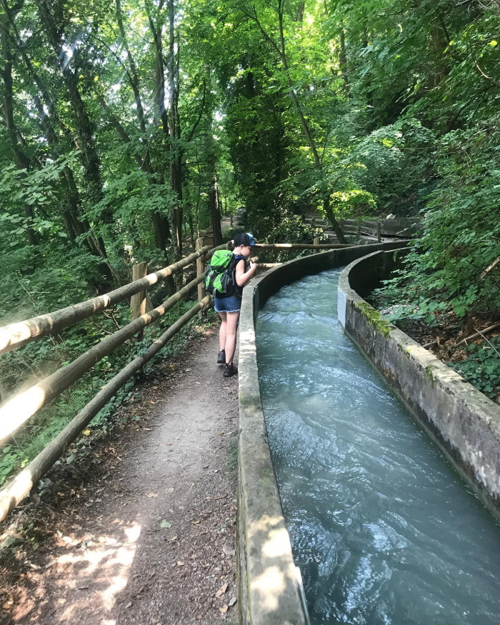 Die Hänge Südtirols sind voll mit Apfelbäumen und Weinreben. Früher wurden die Pflanzen mit kün