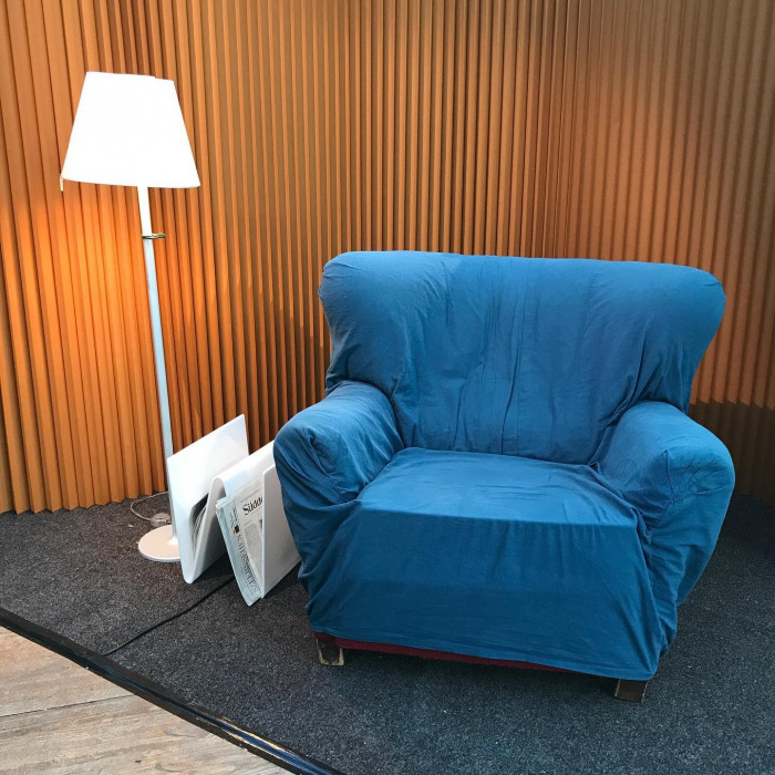 Der Kopfbau in der Messestadt Riem war das Kassengebäude für die Besuchertribüne des ehemaligen F