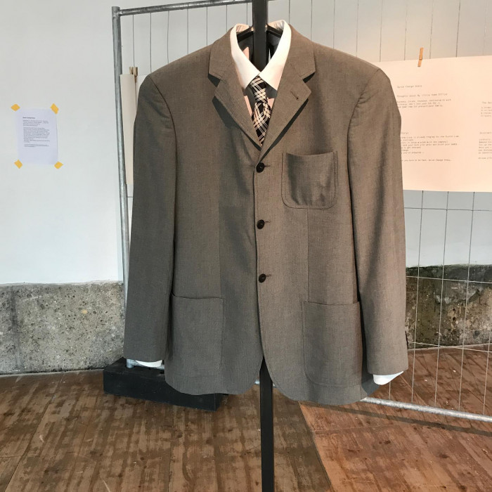 Der Kopfbau in der Messestadt Riem war das Kassengebäude für die Besuchertribüne des ehemaligen F