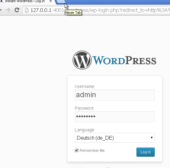 Wordpress Backend