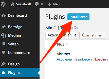 Plugin installieren