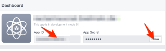 Facebook-API-Keys holen