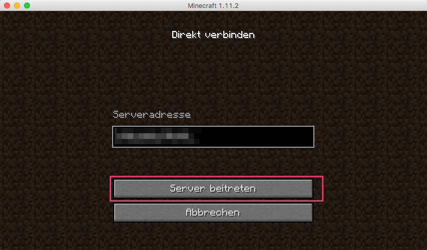 minecraft server for pc/mac